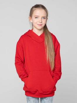 Худи оверсайз подростковое "Красный" ХУД-П-КРАСН (размер 128) - Наш новый бренд: Кинкло, Kinclo - интернет гипермаркет детской одежды Смартордер
